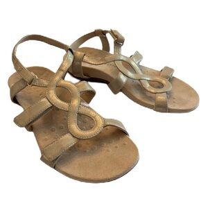 Vionic Women's Gold Jodie Sandal Size 8
